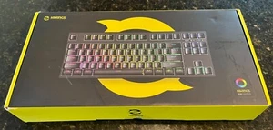 Mechanical Switches Gaming Keyboard, Custom RGB Backlit 87 Keys & OTG Adapter - Picture 1 of 11