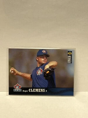 Roger Clemens 1997 Upper Deck Collectors Choice Baseball 500 Toronto Blue Jays - Image 1 of 2