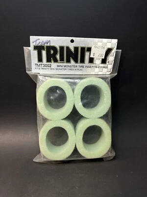 Vintage Team Trinity TMT 3002 Mini Monster Pneus Inserções de Espuma NOS no Pacote - Imagem 1 de 3