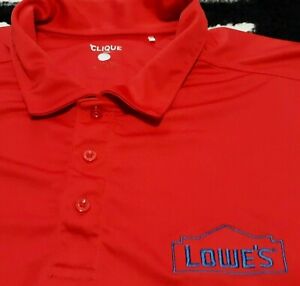 Lowe's Home Improvement Store Safety ~ Work Employee Polo Shirt ~ Size 2XL ?