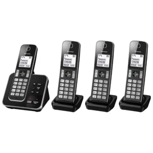 PANASONIC KX-TGD62 BEZPRZEWODOWY TELEFON DECT DOM BIURO DO UŻYTKU AUTOMAT DO AUTOMATYCZNEJ AUTOMATYCZNEJ AUTOMATYCZNEJ SEKRETARKI - 1 2 3 4 - Zdjęcie 1 z 4