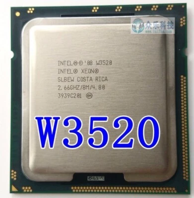 Processore Intel Quad-Core Xeon W3520 2,66 GHz 8 M cache CPU - Immagine 1 di 3