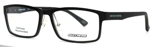 SKECHERS SE3225 002 Matte Black Mens Rectangle Eyeglasses 57-17-145 B:35 - Picture 1 of 15