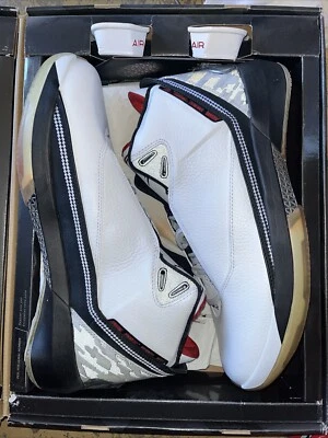 Nike Air Jordan 22 OG Blanco Rojo Universitario 2007 Talla 11.5 Nuevo Foto 1 de 4