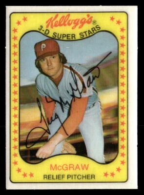 1981 Kellogg's 3-D Super Stars #37 Tug McGraw - Image 1 of 2