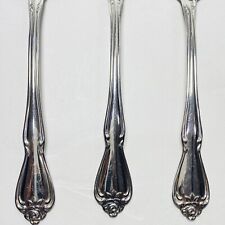 ONEIDA USA CANADA LTD 1881 ROGERS STAINLESS "ARBOR ROSE" SOLID SERVING SPOON