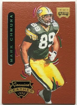 MARK CHMURA  1996 Playoff Contenders Genuine Leather #82  GREEN BAY PACKERS - Image 1 of 2