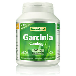 Garcinia Cambogia pur, 500mg, hochdosierter (60% HCA), 120 Kapseln – vegan
