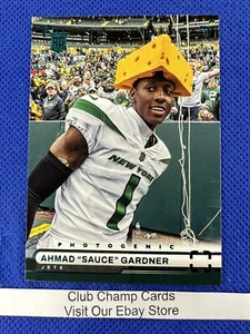 2022 #PH-33 Ahmad Gardner Panini Chronicles Photogenic Teal Parallel Jets RC - Picture 1 of 2