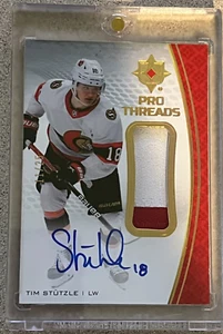 Tim Stutzle Pro Threads Auto Patch /25 2021-22 Ultimate Collection - Bild 1 von 2