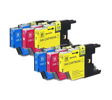 6 Pack Compatible Brother LC-71 LC-75 Color Ink Cartridges for inkjet printers