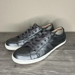 Zapatillas deportivas informales de cuero Taos para mujer en adelante zapatos gris metálico con cordones cómodas - Imagen 1 de 9