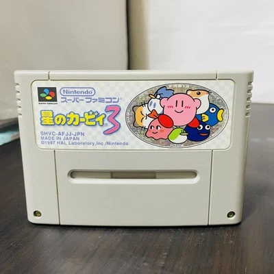 Kirby's Dream Land 3 Hoshi no Kirby Nintendo Super Famicom 1998 SHVC-AFJJ-JPN - Image 1 of 4