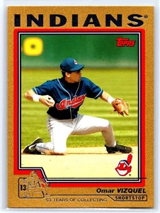 2004 Topps Gold Omar Vizquel #143 /2004 - Bild 1 von 2