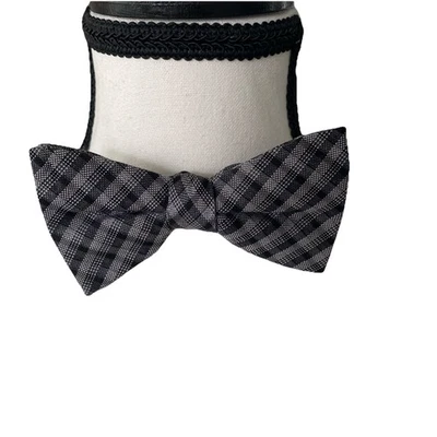 Pajarita William Rast azul marino negro/líneas de piedra mezcla de seda ajustable Foto 1 de 4