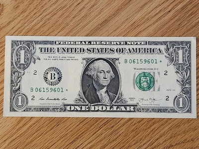 2013 B RARE DUPLICATE FORT WORTH $1 STAR NOTE UNC/GEM B06159601* 1 OF 3 Cons SER - Image 1 of 4