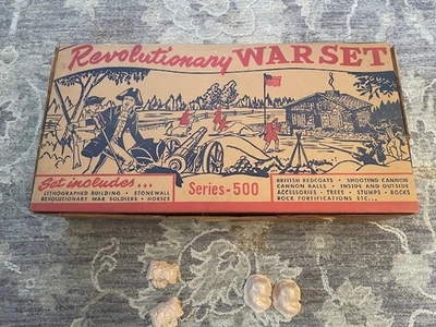 Juego Marx Revolutionary War Set 500 - en su mayoría completo con algunos extras Foto 1 de 4