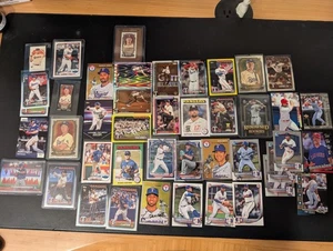 Texas RANGERS 40+ Card Lot - autograph, mojo rookie, mini rookies; Langford - Picture 1 of 4