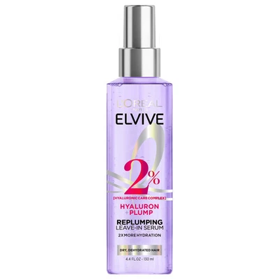 Spray hidratante sin enjuague L'Oreal Paris Elvive Hyaluron Plump, 4,4 fl oz Foto 1 de 4