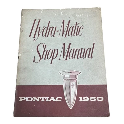 1960 Pontiac Hydra Matic Transmission Shop Repair Manual 60 Original Automatic - Image 1 of 4
