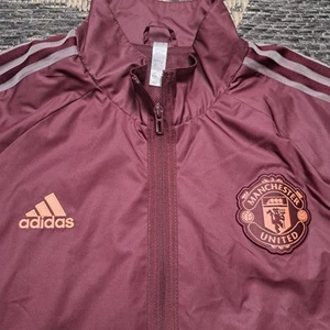 Chaqueta cortavientos Adidas Manchester United Anthem Bomber adulto talla XL - Imagen 1 de 8