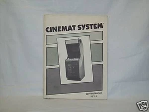 Cinemat System Arcade Manual Original - Picture 1 of 1