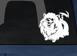 Dog Breed - Happy Pomeranian - Car Tablet Vinyl Decal - Picture 1 of 1