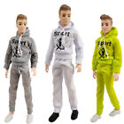 1/6 Hoodies Coat Gym Sports Clothes Set For Boy Doll Trousers Pants Shoes