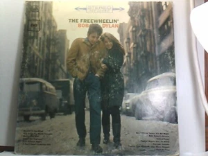 BOB DYLAN ' THE FREEWHEELIN BOB DYLAN ' 360 STEREO ' LP A FOLK CLASSIC SOLID VG - Picture 1 of 7
