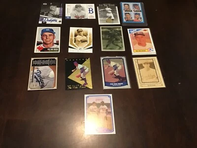 PEE WEE REESE Oddball Insert & Regular issue Baseball DODGERS YOU CHOOSE - Image 1 of 3