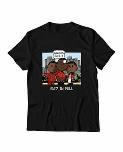 Pea-nuts Paid In Full Custom Graphic Tshirt Vintage Print Youth Cotton T- shirt - Picture 1 of 2