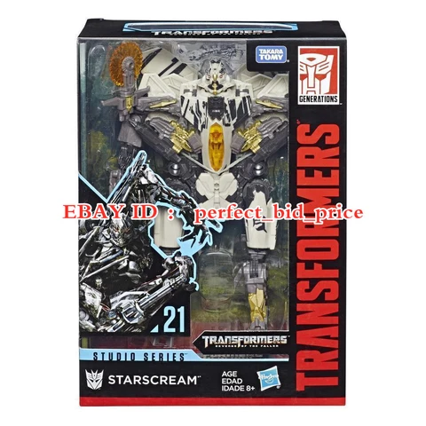 New Transformers Hasbro Starscream Cybertron Studio Series 21 Action Figure Toys Cover