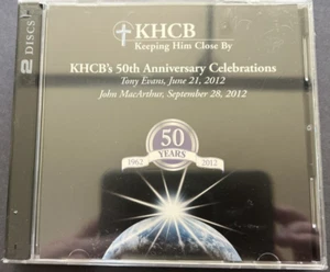 NEW 2CD 2012, KHCB's 50th Anniversary Celebrations Tony Evans/John MacArthur NEW - Picture 1 of 5