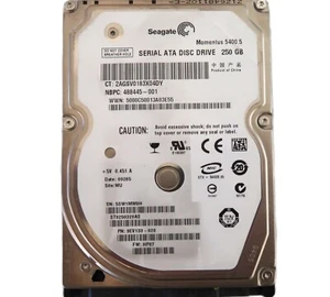 Seagate ST9250320AS 9EV133-020 (5SW) WU China 250gb 2.5" Sata HDD 01/2009 - Picture 1 of 1