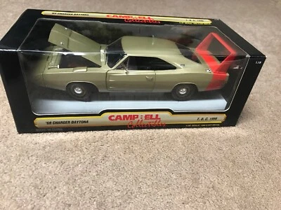 1/18 КОЛЛЕКЦИОННЫЕ ПРЕДМЕТЫ ERTL CAMPBELL 1969 DODGE CHARGER DAYTONA ЗОЛОТО - Изображение 1 из 2