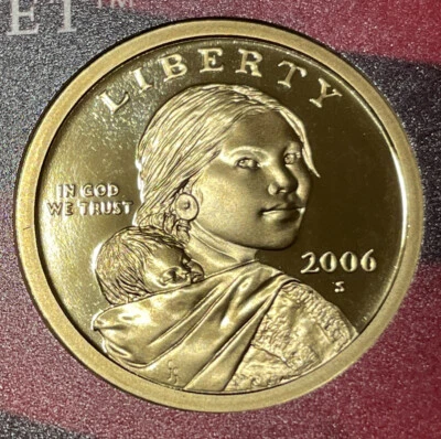 2006 S Proof Sacagawea Native American Dollar from Proof Set with Free Shipping - Image 1 of 2