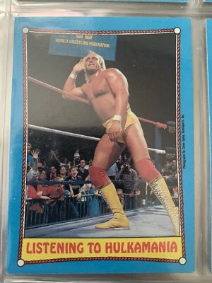 Lot of 10 Hulk Hogan 1987 Topps WWF wrestling cards  - Image 1 of 4