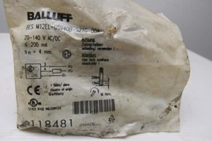 Balluff BES M12EL-USV40B-S21G-004 20-140V AC/DC Proximity Sensor - Picture 1 of 6