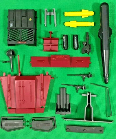 Vintage GI Joe ARAH Cobra Moray 1985 PARTS LOT YOU PICK Hydrofoil Missile Engine Cover