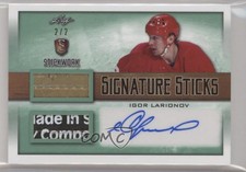 2018 Leaf ITG Stickwork Signature Sticks Emerald /2 Igor Larionov Auto HOF