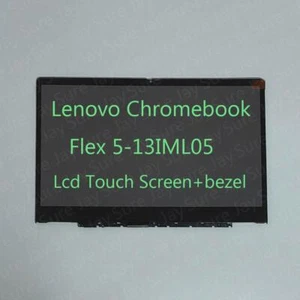 Lenovo Chromebook Flex 5-13IML05 13.3" FHD Lcd Touch Screen+Bezel Assembly - Picture 1 of 9