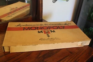 Piezas metálicas Monopoly blancas vintage años 30 40 usadas pintadas hoteles - Imagen 1 de 21