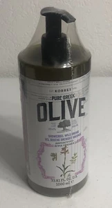 Korres Pure Greek Olive Showergel, 33.81 fl oz. 1000 ML Wild Orchid Sealed - Picture 1 of 9