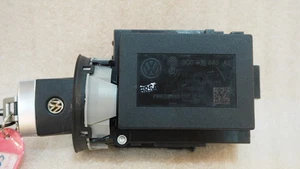 VOLKSWAGEN PASSAT 1.4 TSI IGNITION LOCK BARREL SWITCH WITH KEY 3C0905843AE #430 - Picture 1 of 6