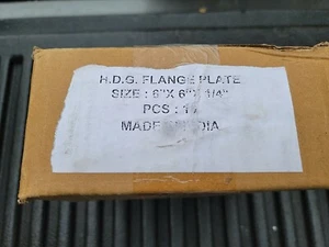 Eslabón de cadena 6"" x 6"" x 1/4"" cuadrado soldadura superficie brida de piso placa base - Imagen 1 de 3