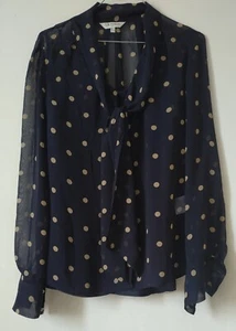 L K Bennett London Ladies Blouse Size S New Without Tag Silk - Imagen 1 de 11