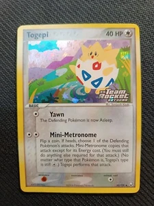 Togepi 50/109 Ex Team Rocket Return (Trr50) Foil Reverse Pokemon TCG - Bild 1 von 20