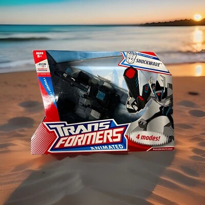 Rare 2008 Transformers Animated Voyager - SHOCKWAVE Action Figure NISB - Image 1 of 4