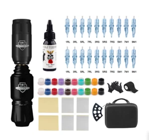 Rocket Tattoo Rotary Pen Machine Wireless Power Supply Cartridge Needles INKS - Picture 1 of 17