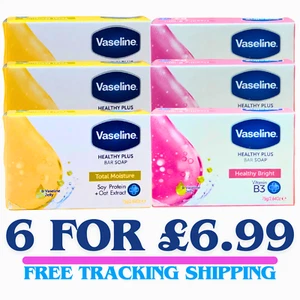 Vaseline Seifenstangen Set - 6 Riegel - je 3 - Healthy Bright & Total Moisture - Bild 1 von 5